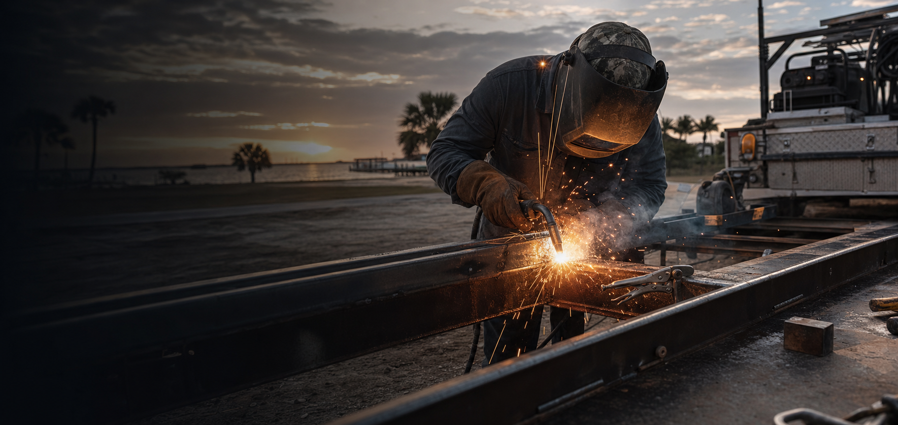 Mobile welding repair work by Lot 7 Mobile Welding