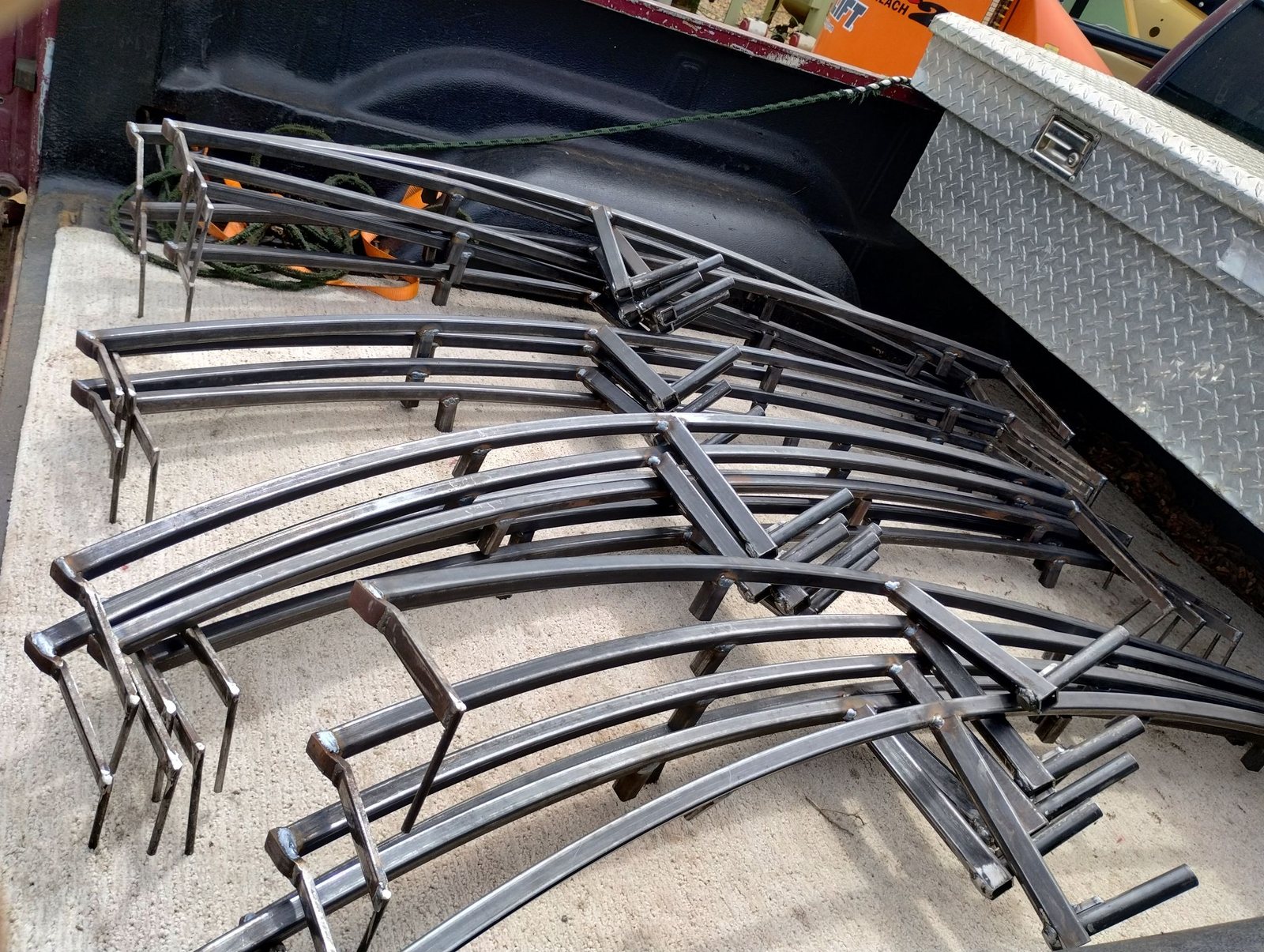 Batch fabricated metal frames