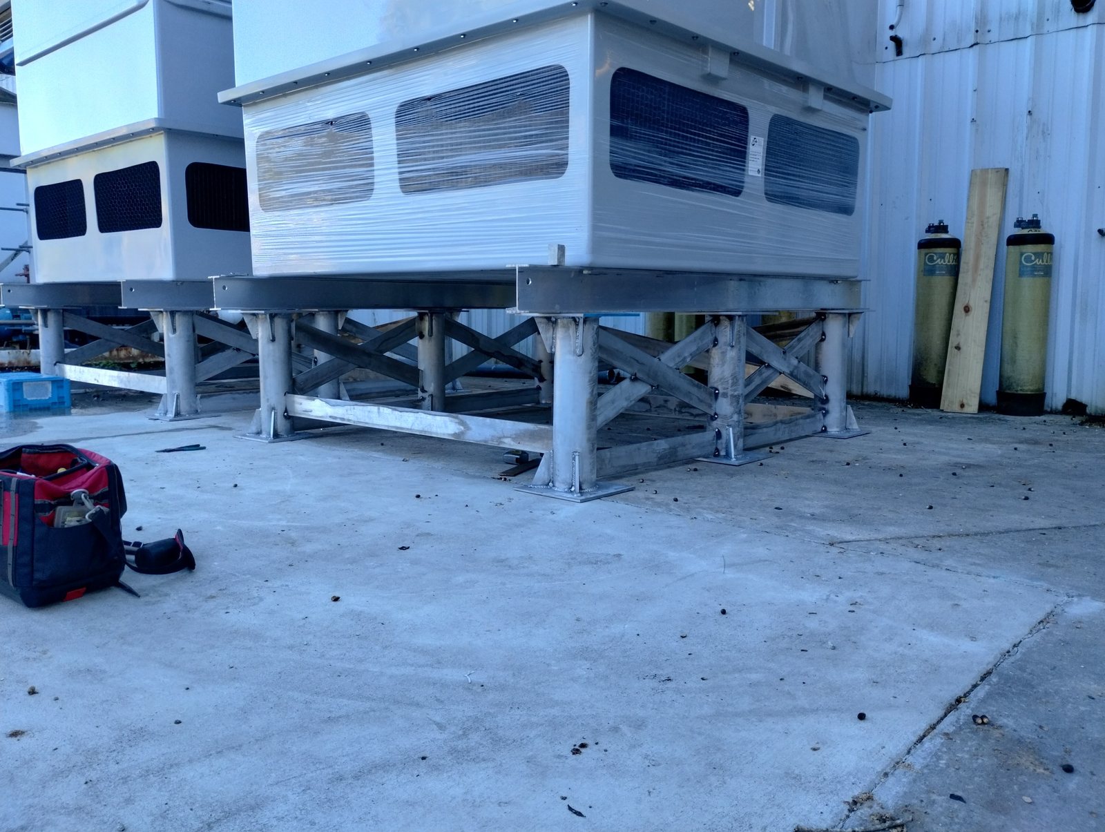 Marine platform and support fabrication
