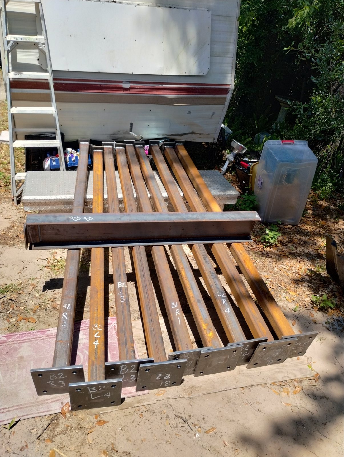Trailer deck fabrication