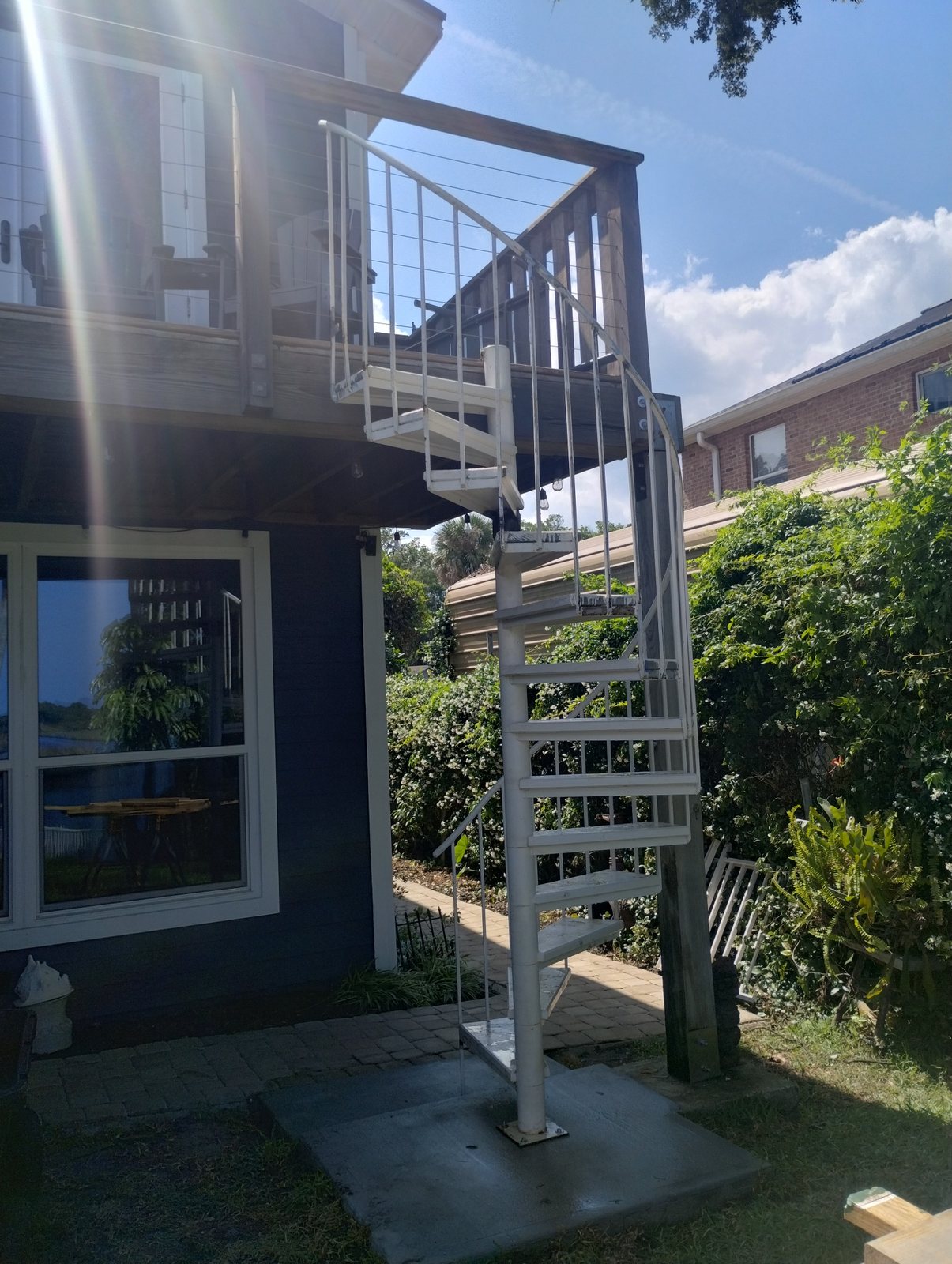 Installed spiral stair repair and fabrication